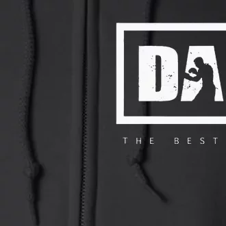 Dad The Best Ever Boxing Full Zip Hoodie