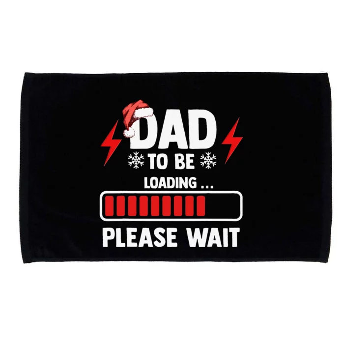 Dad To Be Loading Please Wait Christmas Microfiber Hand Towel