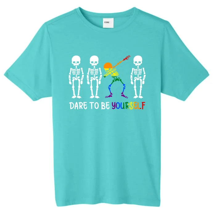 Dare To Be Yourself Autism Awareness Tee Cute Lgbt Pride Meaningful Gift ChromaSoft Performance T-Shirt