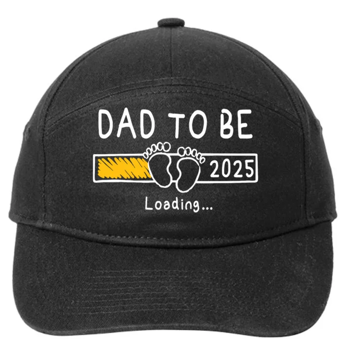 Dad To Be 2025 Dad Est 2025 Daddy To Be Promoted To Daddy 7-Panel Snapback Hat