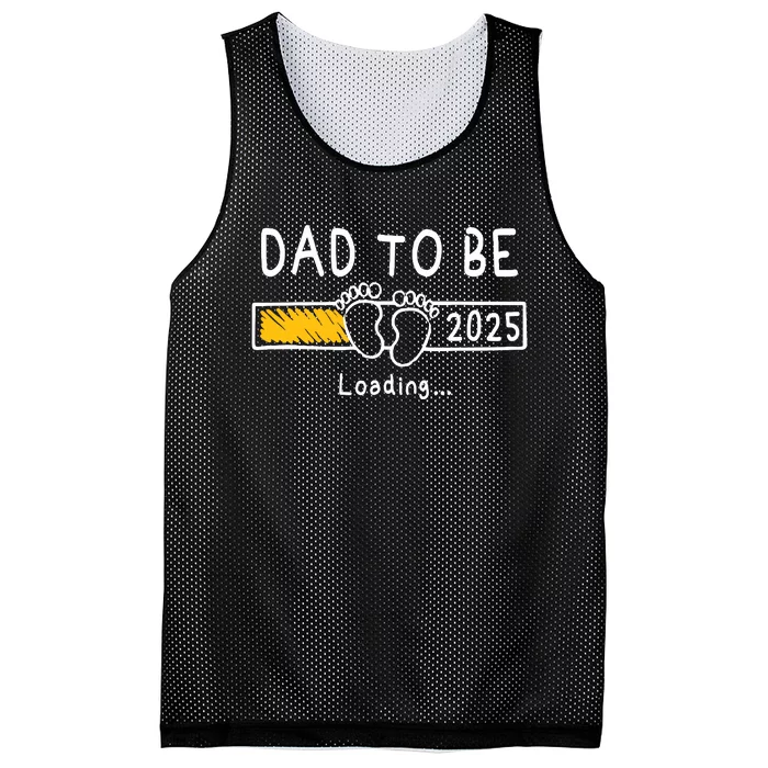 Dad To Be 2025 Dad Est 2025 Daddy To Be Promoted To Daddy Mesh Reversible Basketball Jersey Tank