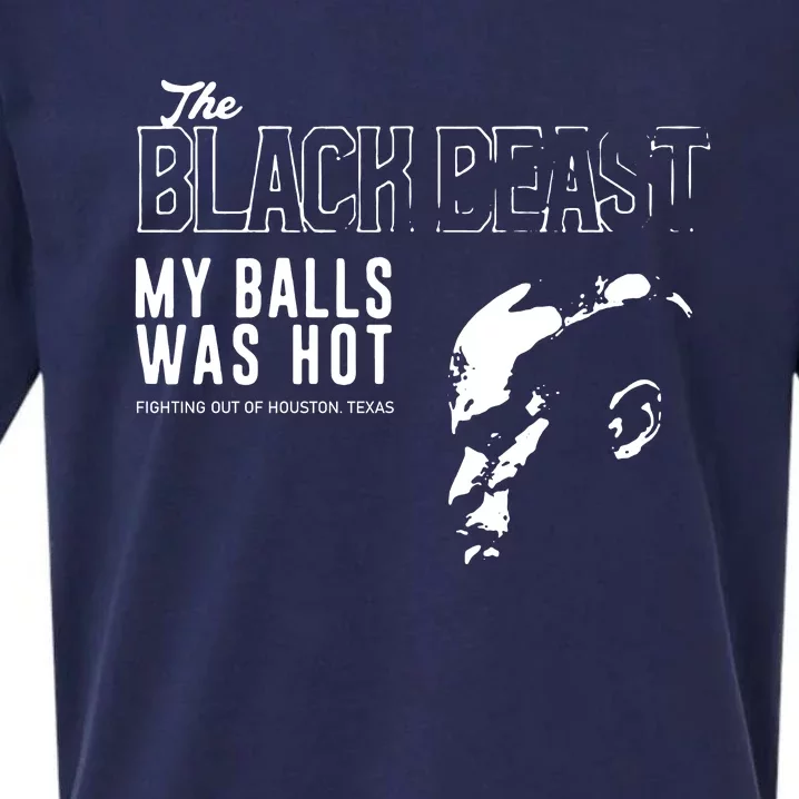 Derrick The Black Beast Lewis My Balls Was Hot Sueded Cloud Jersey T-Shirt