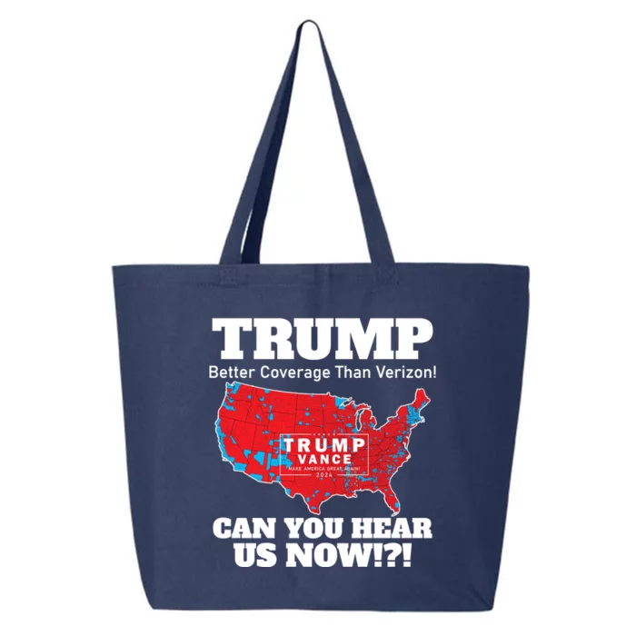 Donald Trump Better Coverage Can You Hear Us Now Electoral Map 2024 25L Jumbo Tote