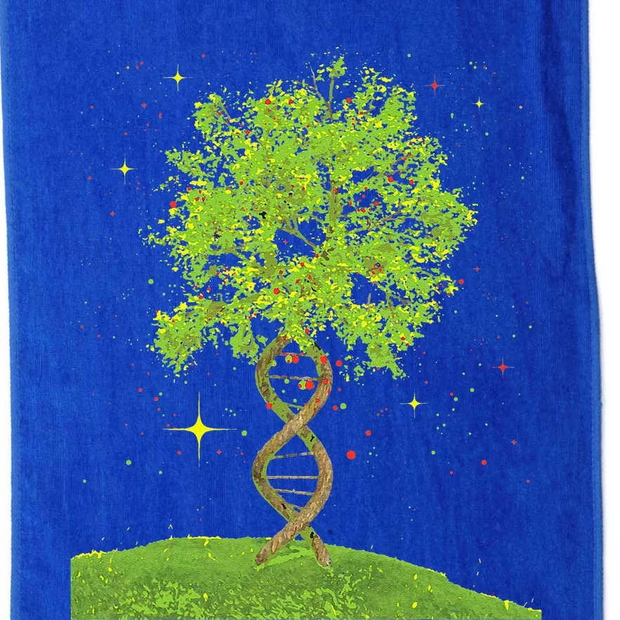 DNA Tree Biologist Biology Student Science Earth Day Platinum Collection Golf Towel