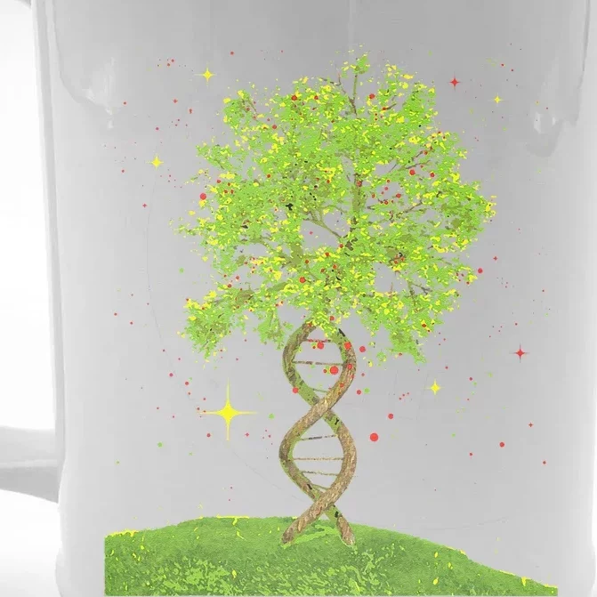 DNA Tree Biologist Biology Student Science Earth Day Front & Back Beer Stein