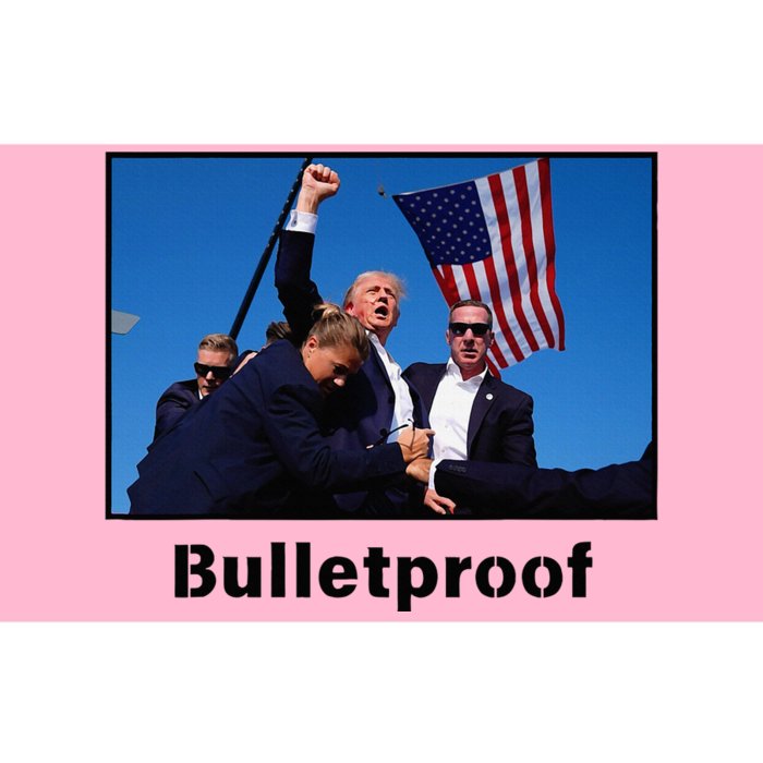 Donald Trump Bulletproof 2024 Presidential Candidate 45 Bumper Sticker