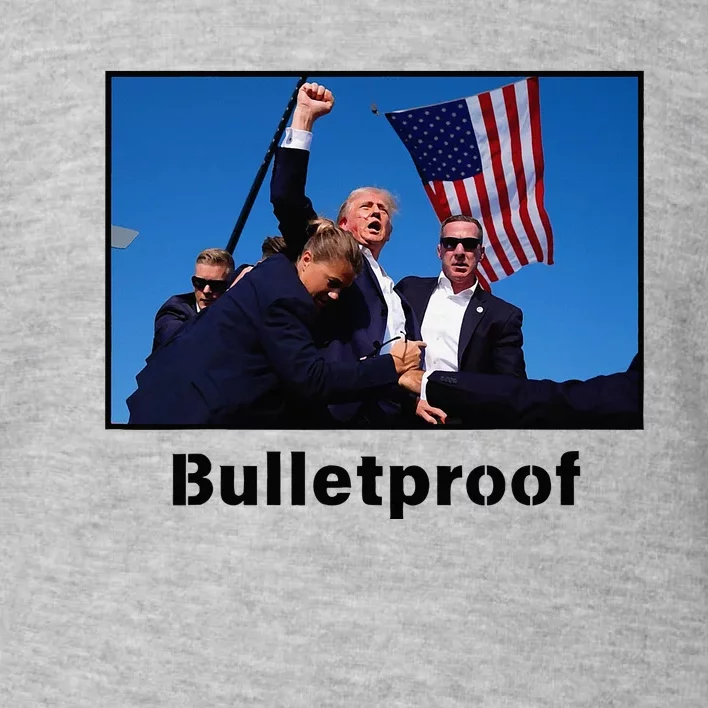 Donald Trump Bulletproof 2024 Presidential Candidate 45 Toddler Sweatshirt