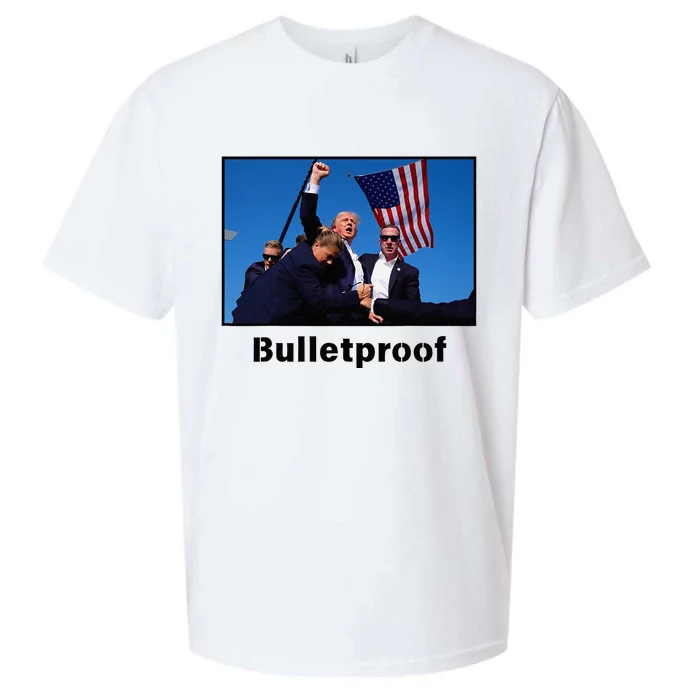 Donald Trump Bulletproof 2024 Presidential Candidate 45 Sueded Cloud Jersey T-Shirt