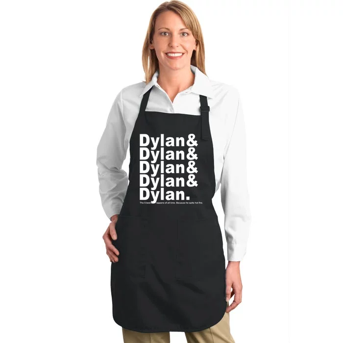 Dylan The Best Rappers Of All Time Full-Length Apron With Pocket