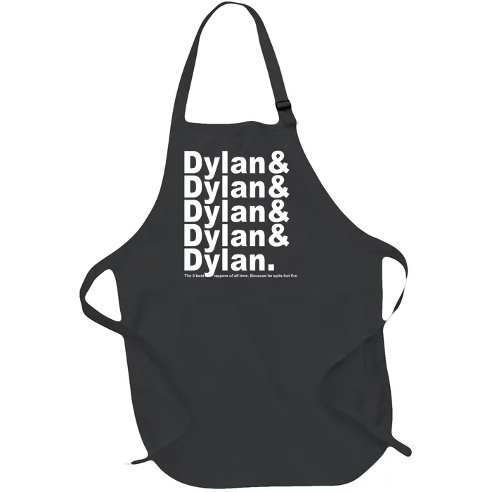 Dylan The Best Rappers Of All Time Full-Length Apron With Pocket