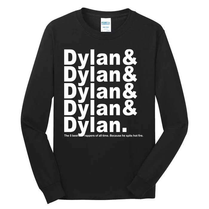 Dylan The Best Rappers Of All Time Tall Long Sleeve T-Shirt