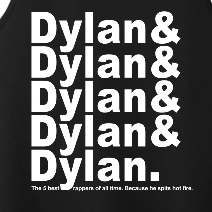 Dylan The Best Rappers Of All Time Performance Tank