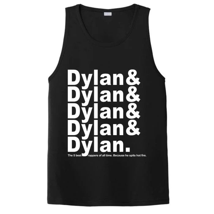 Dylan The Best Rappers Of All Time Performance Tank