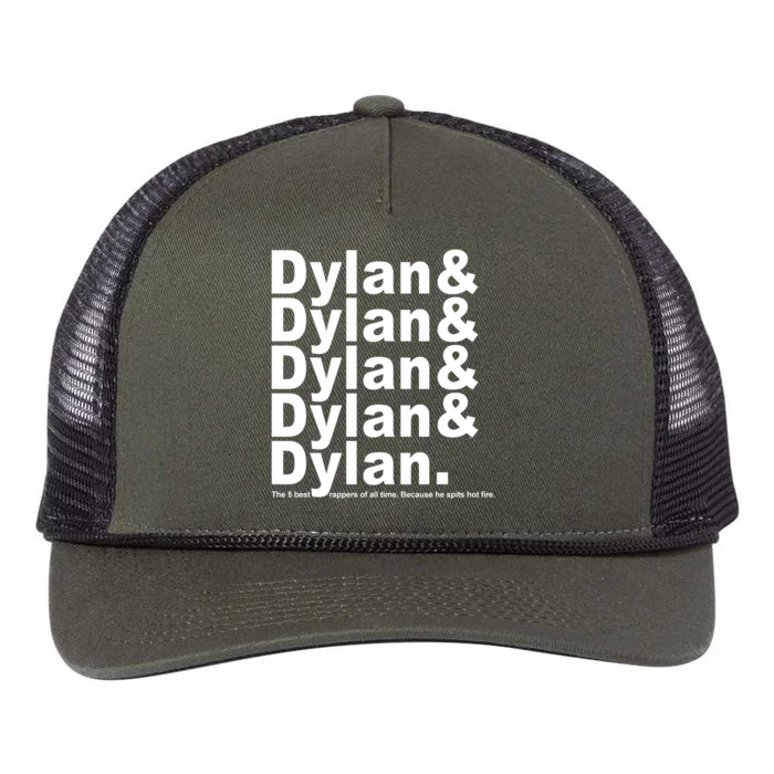 Dylan The Best Rappers Of All Time Retro Rope Trucker Hat Cap