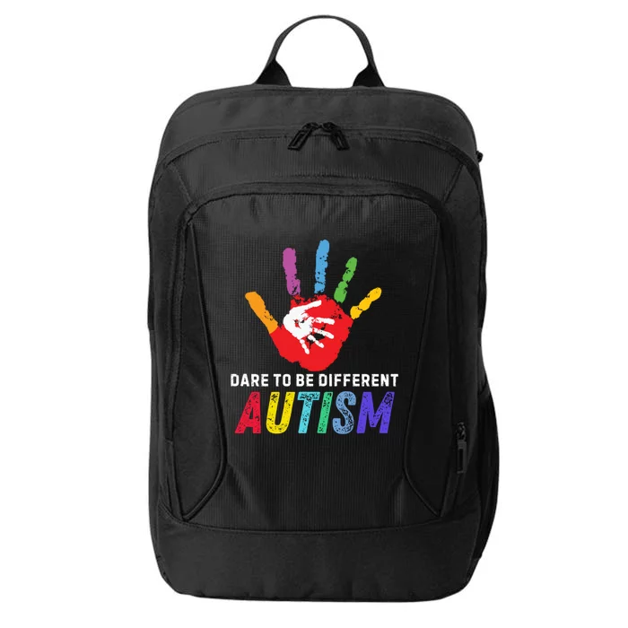 Dare To Be Different Autism Autism Awareness Gift City Backpack