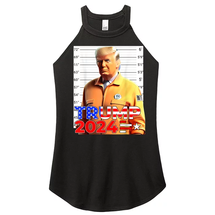 Donald Trump Boxer Indicted Jail Arrest Trump Mugshot Women’s Perfect Tri Rocker Tank