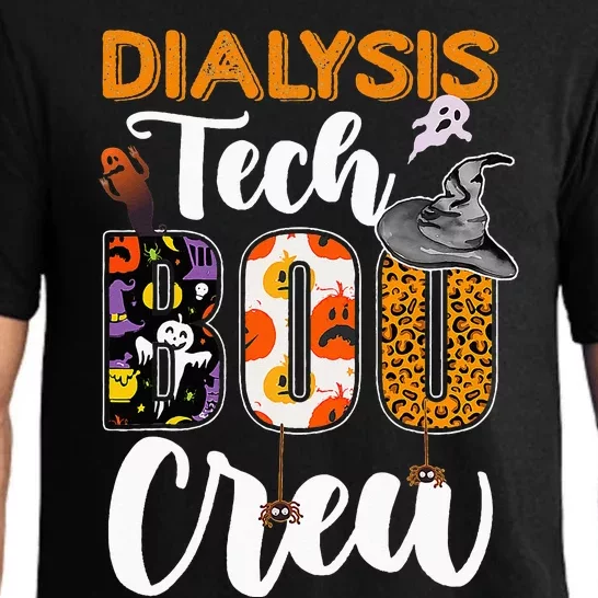 Dialysis Tech Boo Crew Technician Halloween Matching Costume Pajama Set