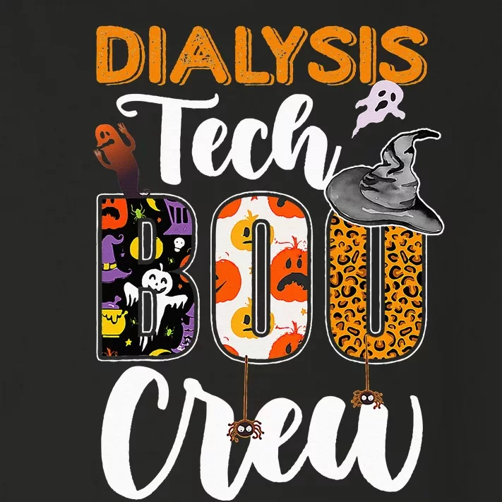 Dialysis Tech Boo Crew Technician Halloween Matching Costume Toddler Long Sleeve Shirt