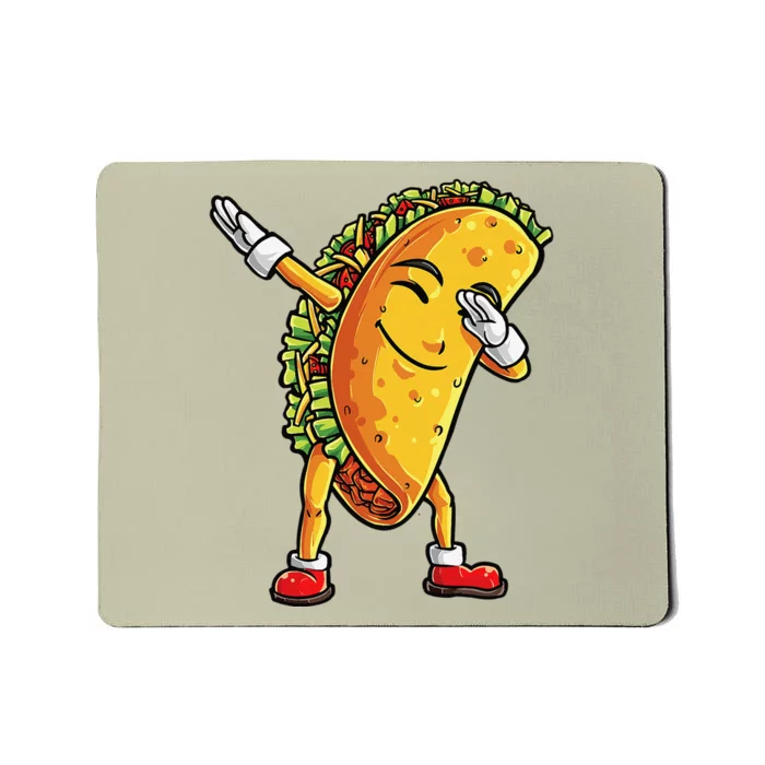 Dabbing Taco Cinco De Mayo Funny Cute Mexican Food Dab Mousepad