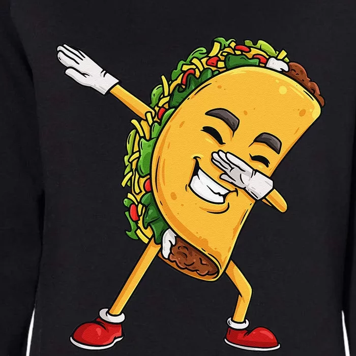 Dabbing Taco Cinco De Mayo Funny Mexican Dab Womens California Wash Sweatshirt