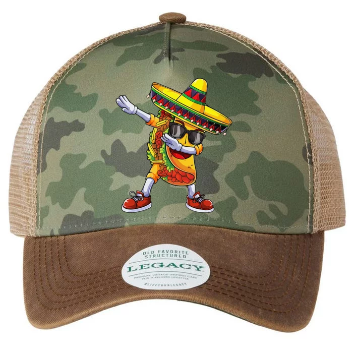 Dabbing Taco Cinco De Mayo Funny Mexican Dabs Legacy Tie Dye Trucker Hat