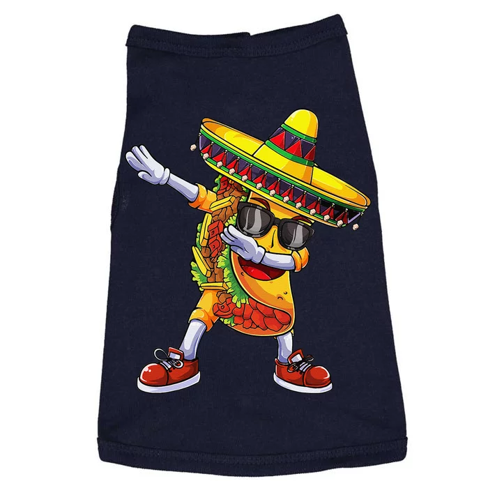 Dabbing Taco Cinco De Mayo Funny Mexican Dabs Doggie Tank