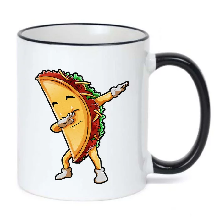 Dabbing Taco Cinco De Mayo Funny Mexican Food Dab Black Color Changing Mug