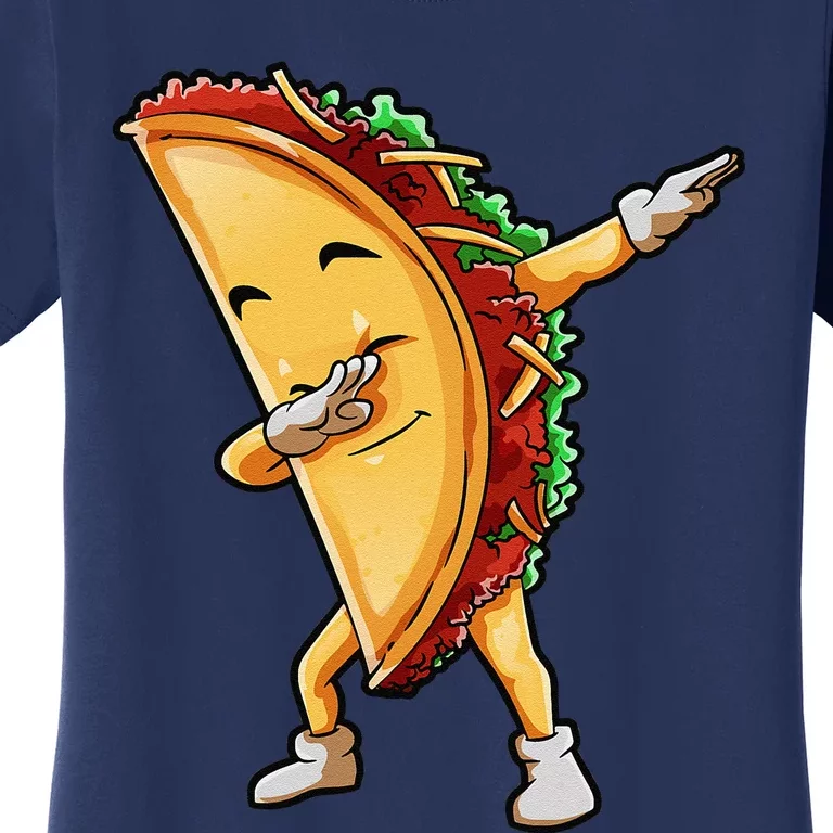 Dabbing Taco Cinco De Mayo Funny Mexican Food Dab Women's T-Shirt