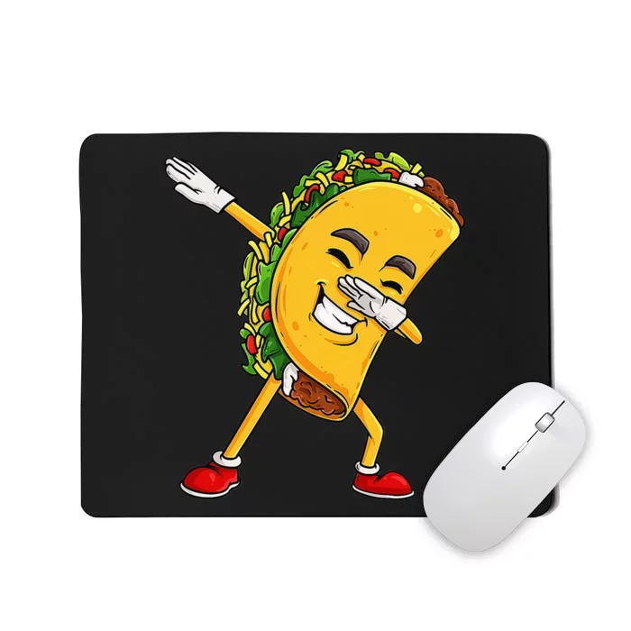 Dabbing Taco Cinco De Mayo Funny Mexican Food Dab Mousepad