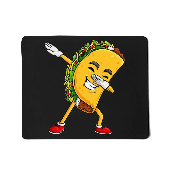 Dabbing Taco Cinco De Mayo Funny Mexican Food Dab Mousepad