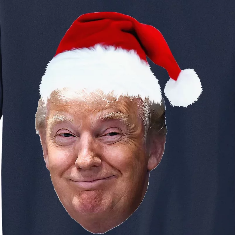 Donald Trump Christmas Funny Maga Santa Hat Gift Tall Sweatshirt