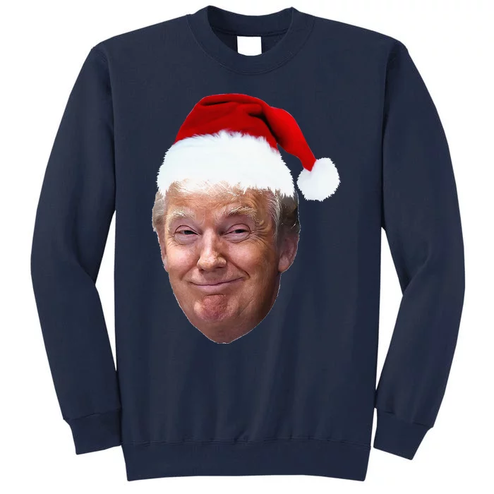 Donald Trump Christmas Funny Maga Santa Hat Gift Tall Sweatshirt