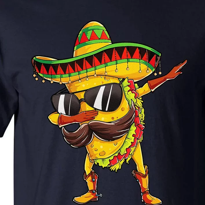 Dabbing Taco Cinco De Mayo Mexican Food Sombrero Tall T-Shirt