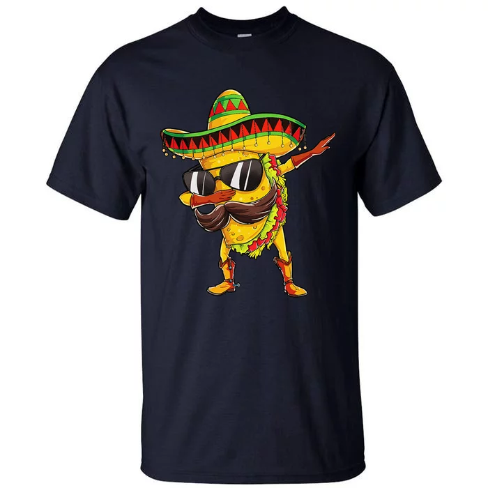 Dabbing Taco Cinco De Mayo Mexican Food Sombrero Tall T-Shirt