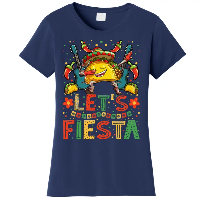 Dabbing Taco Cinco De Mayo Women Mexican Fiesta Women's T-Shirt