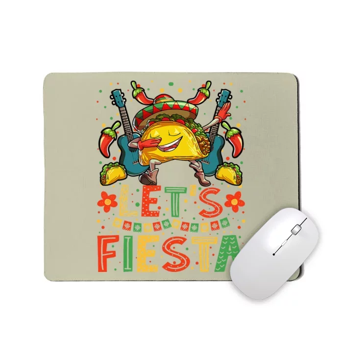 Dabbing Taco Cinco De Mayo Women Mexican Fiesta Mousepad