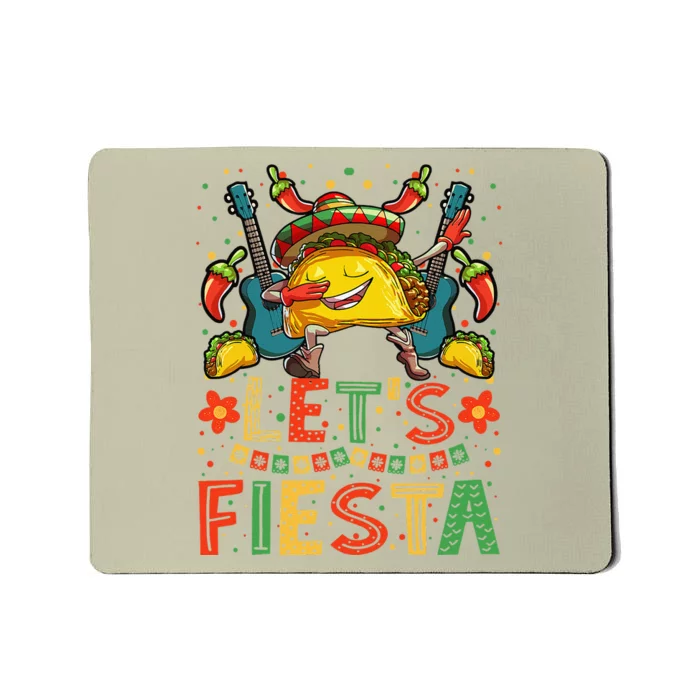 Dabbing Taco Cinco De Mayo Women Mexican Fiesta Mousepad