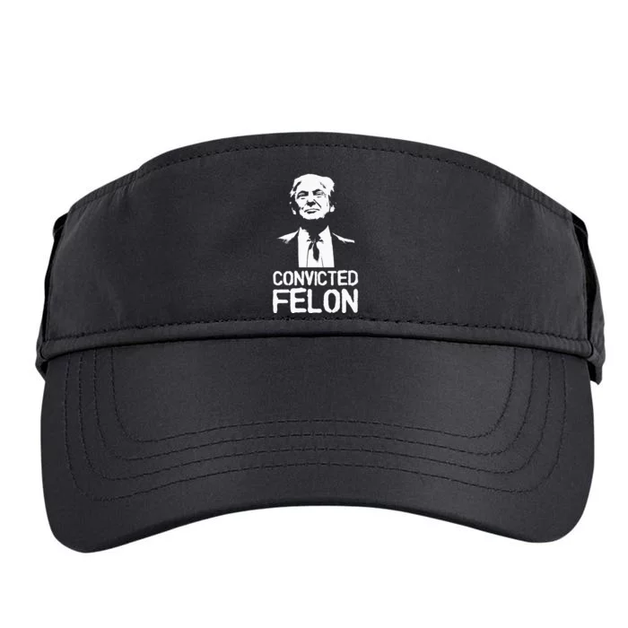 Donald Trump Convicted Felon Stencil Graffiti Adult Drive Performance Visor