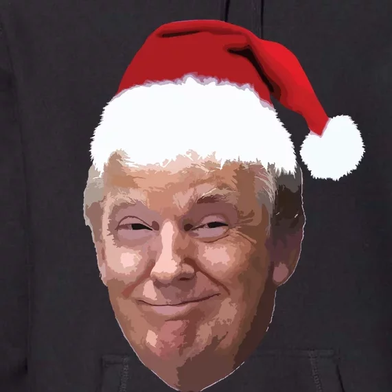 Donald Trump Christmas Funny Maga Santa Hat Gift Premium Hoodie