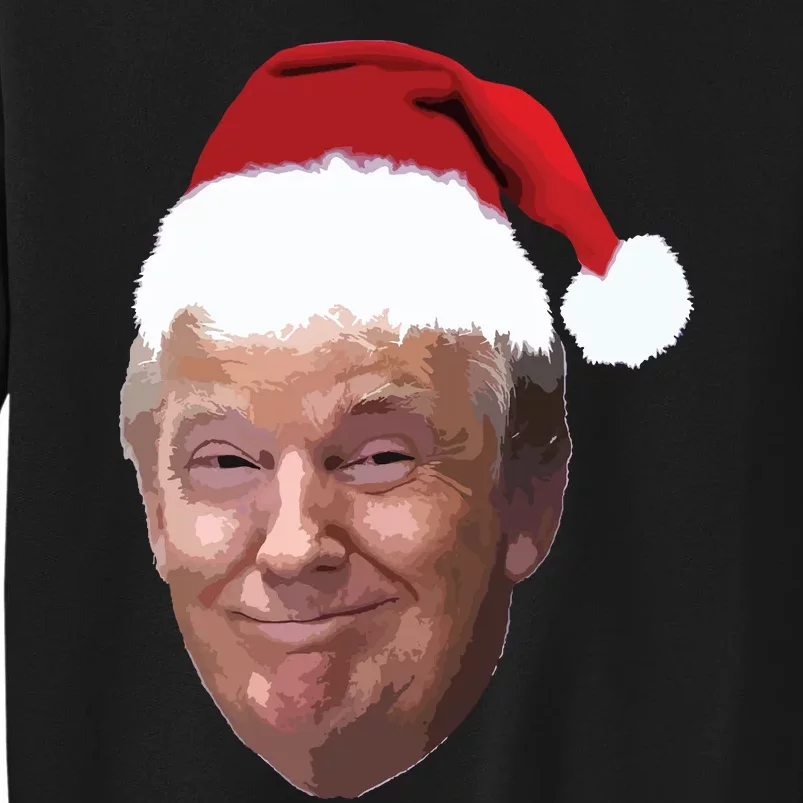 Donald Trump Christmas Funny Maga Santa Hat Gift Tall Sweatshirt