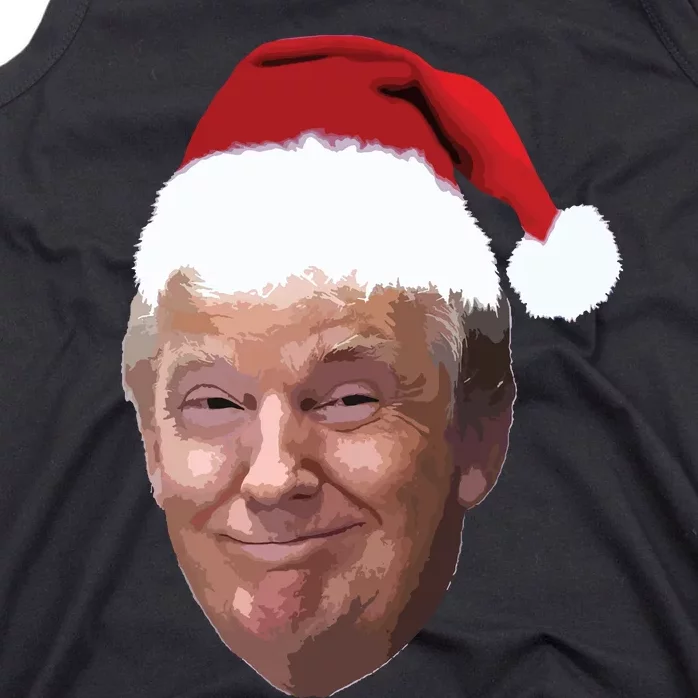 Donald Trump Christmas Funny Maga Santa Hat Gift Tank Top