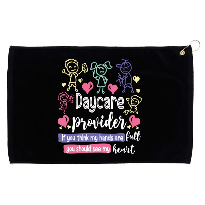 Daycare Teacher Childcare Daycare Provider Grommeted Golf Towel