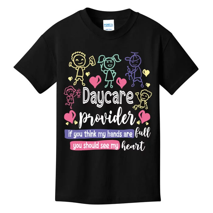 Daycare Teacher Childcare Daycare Provider Kids T-Shirt