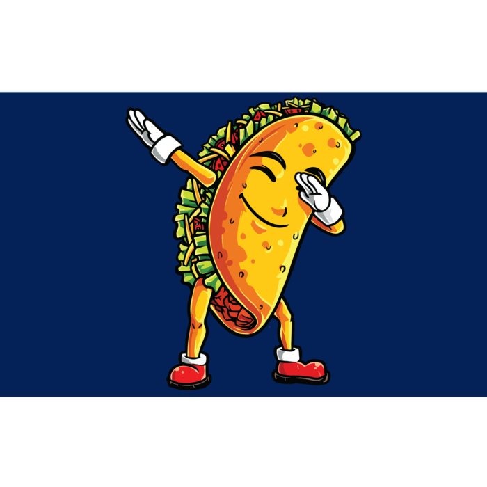 Dabbing Taco Cinco De Mayo Funny Mexican Dab Bumper Sticker