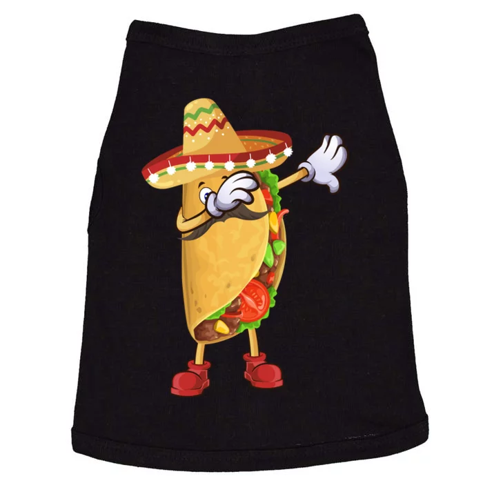 Dabbing Taco Cinco De Mayo Celebration Doggie Tank