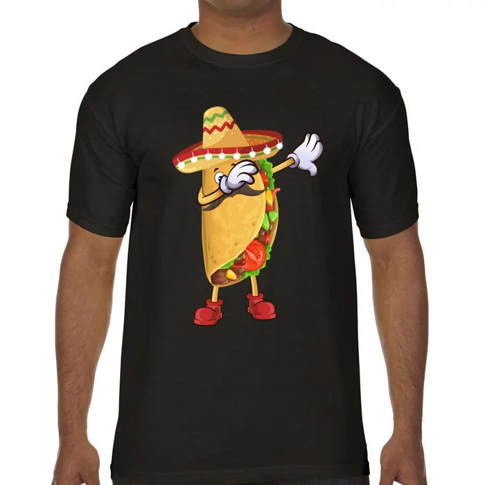 Dabbing Taco Cinco De Mayo Celebration Comfort Colors T-Shirt