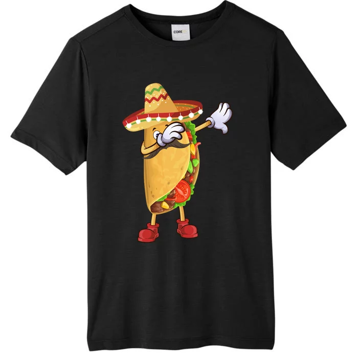 Dabbing Taco Cinco De Mayo Celebration ChromaSoft Performance T-Shirt