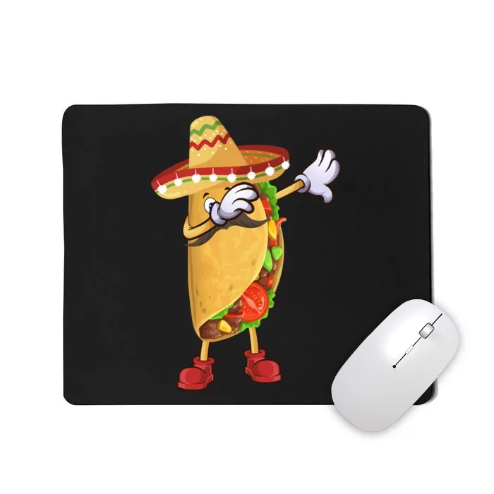 Dabbing Taco Cinco De Mayo Celebration Mousepad