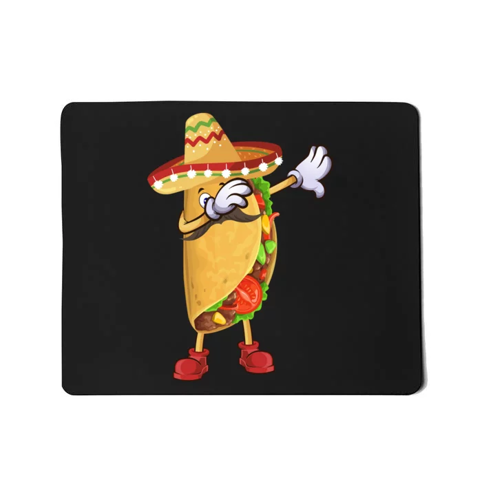 Dabbing Taco Cinco De Mayo Celebration Mousepad