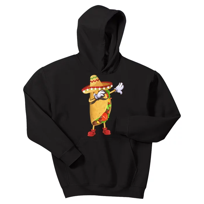 Dabbing Taco Cinco De Mayo Celebration Kids Hoodie